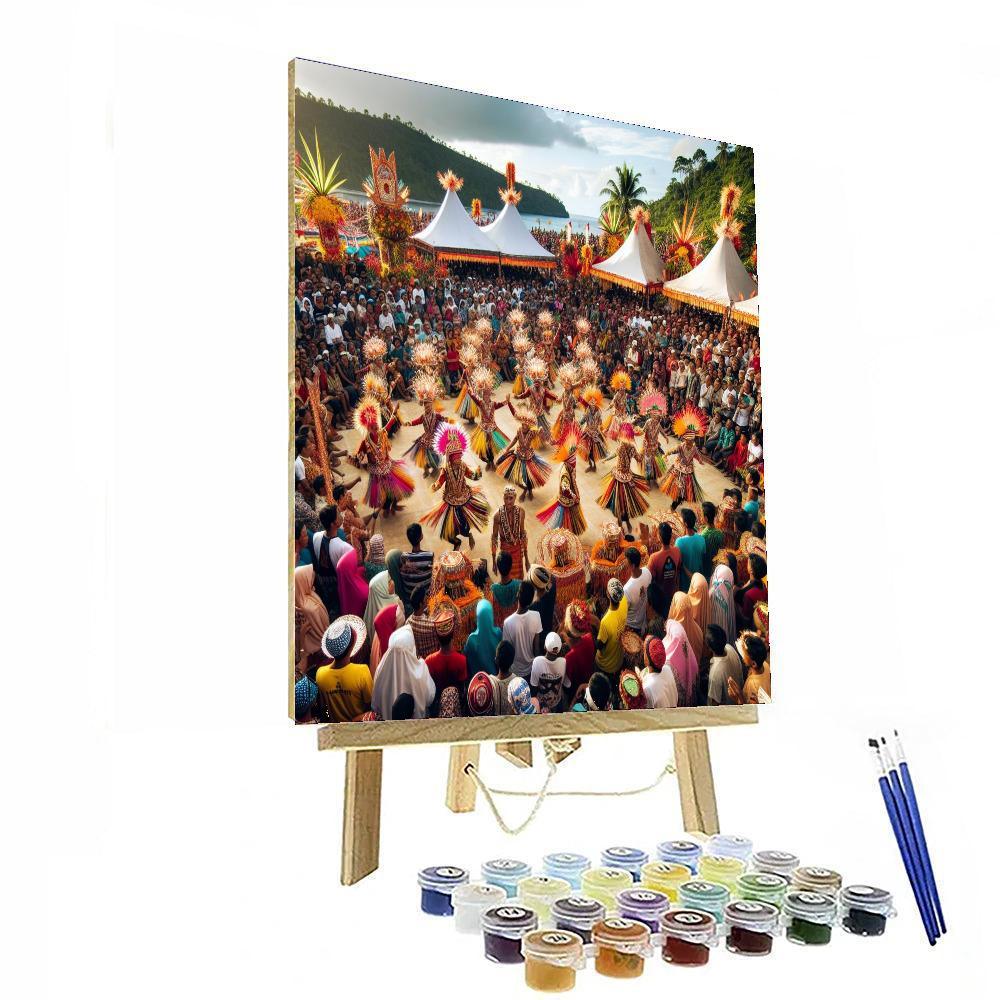 Okinawa Zento Eisa Festival - Japan Paint By Numbers