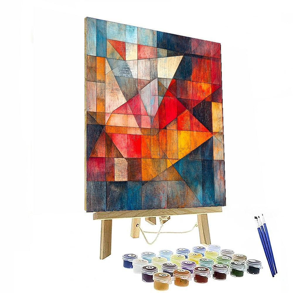 Paul Klee Inspired Rhythm Of Forms  Paint By Numbers