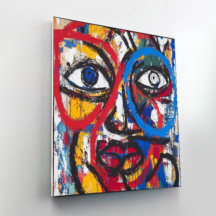 Jean-Michel Basquiat Inspired Patterns Of Connection  Numbered Painting Kits