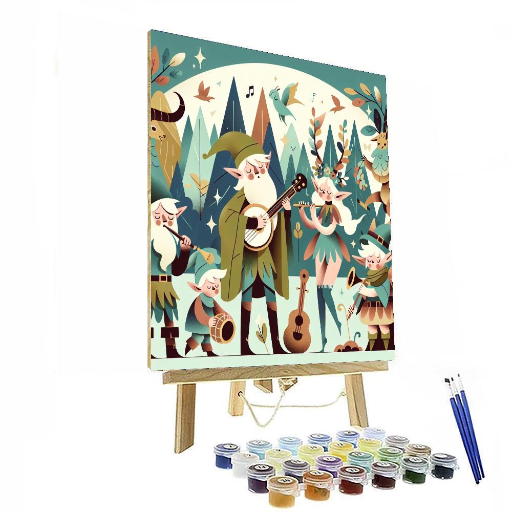 Magical Creature Concert Paint By Numbers Art