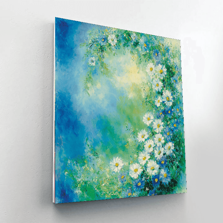 Marc Chagall Inspired Ethereal Daisies  Paint By Numbers Art
