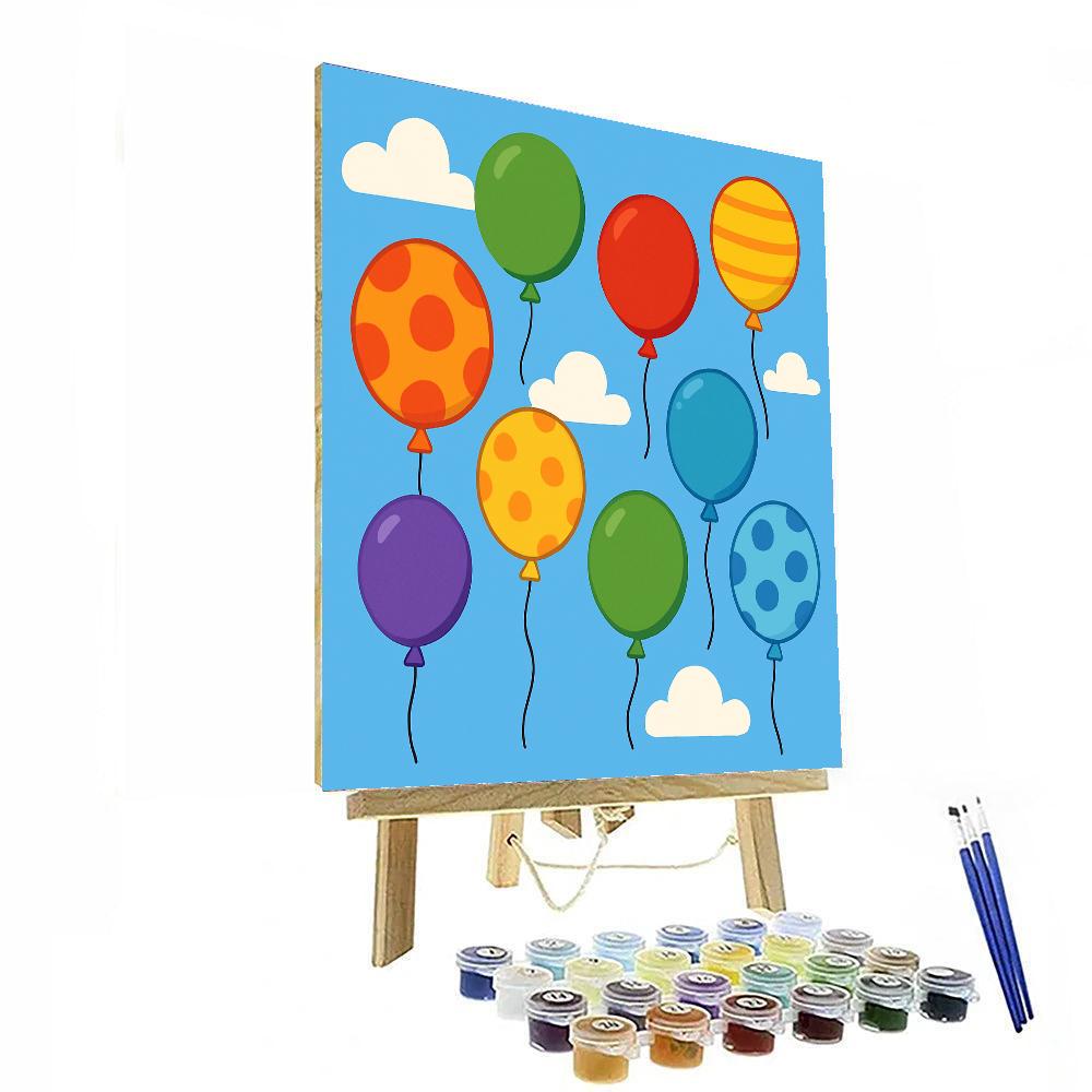 Gigantic Balloon Parade Painting By Numbers Kit