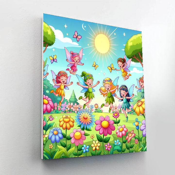 Fun With Fairy Friends Paint By Number