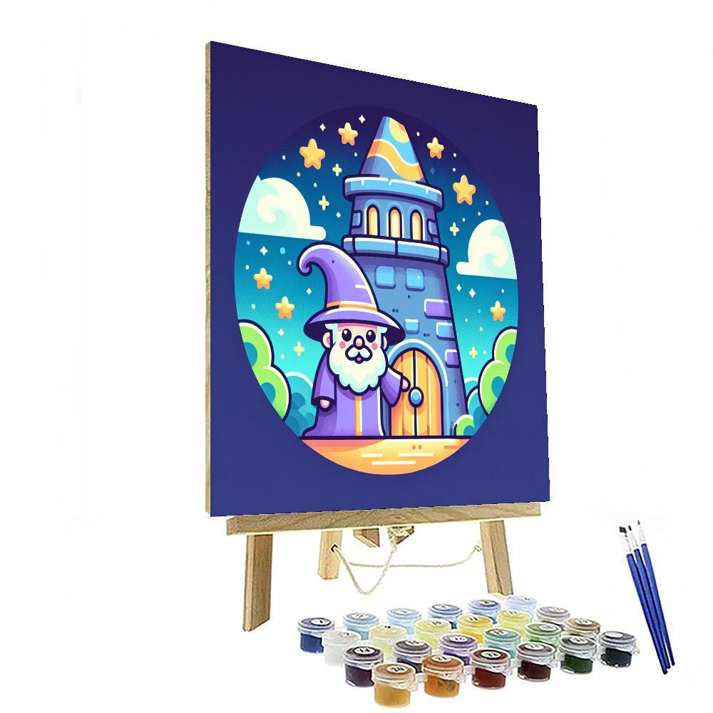 Friendly Wizard's Tower Paint By Numbers Kits
