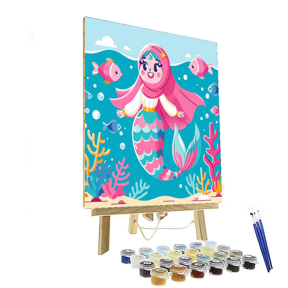 Delightful Mermaid Painting Number Kit