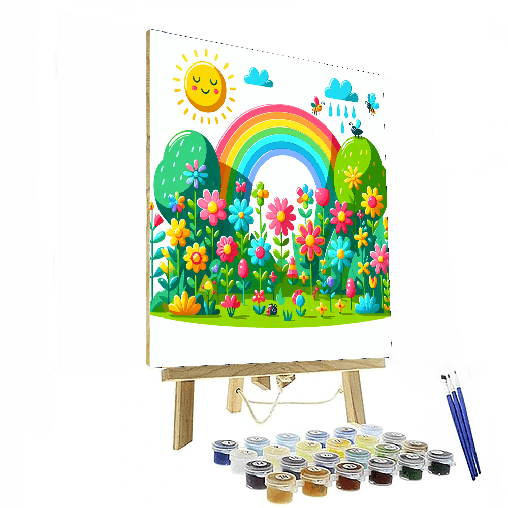 Rainbow Garden Adventure - DIY Painting By Numbers Kit – Artistry Rack