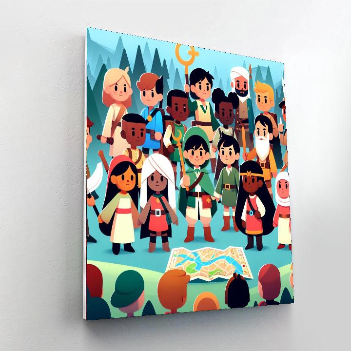 Fantasy Quest Challenge Numbered Painting Kits