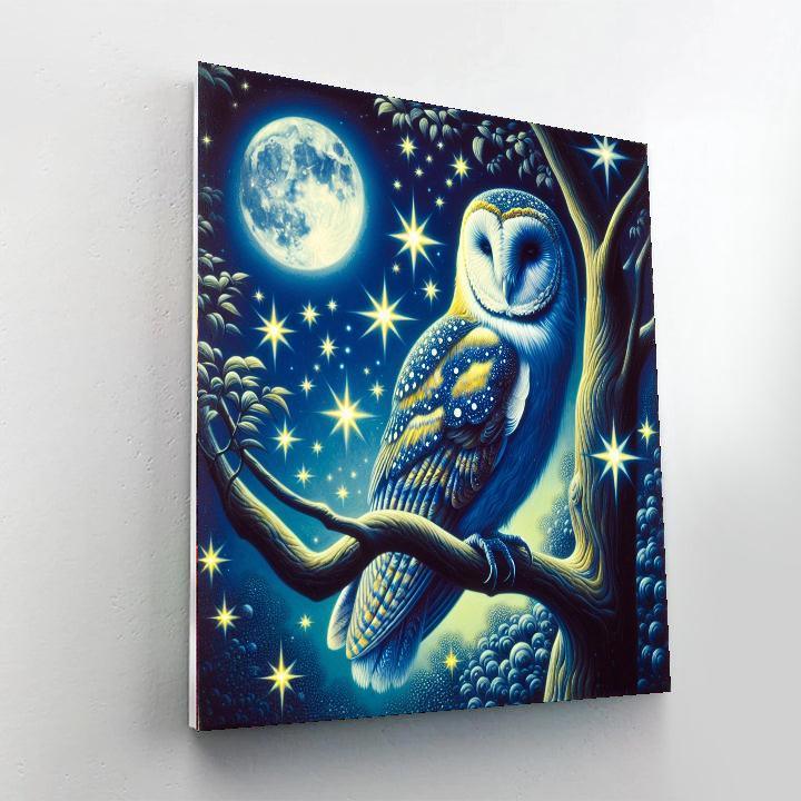 Midnight Owl Symphony Paint By Numbers