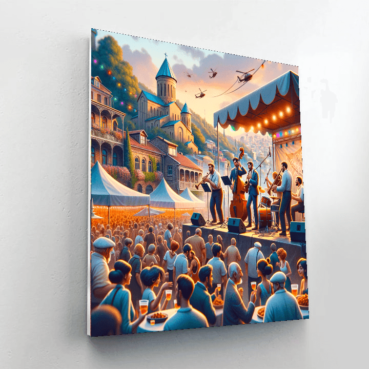 Tbilisi Jazz Festival - Tbilisi, Georgia Paint By Color
