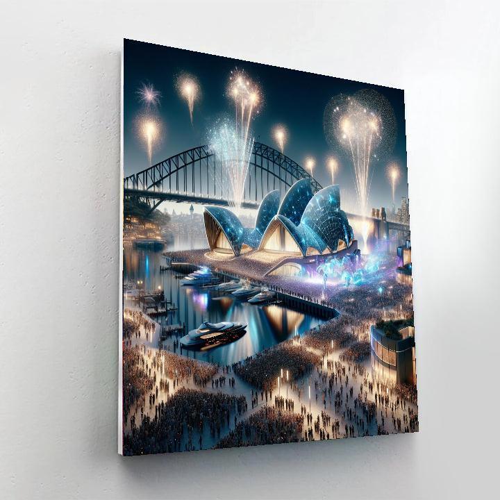 New Year's Eve In Sydney - Sydney, Australia Paint By Numbers Kits