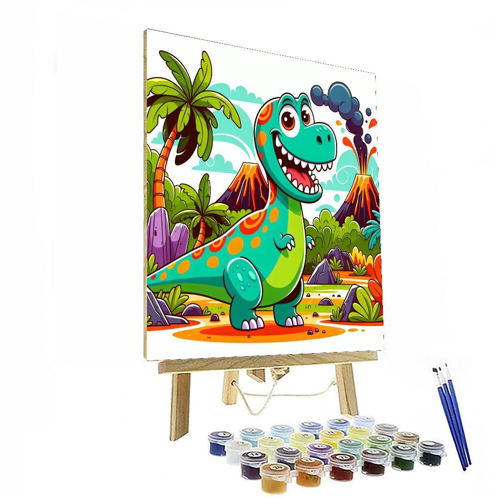 Dino Discovery Time Paint By Color