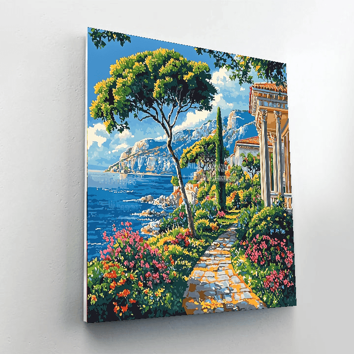 Raphael Inspired Raphael's Garden Sanctuary  Painting By Numbers Kit