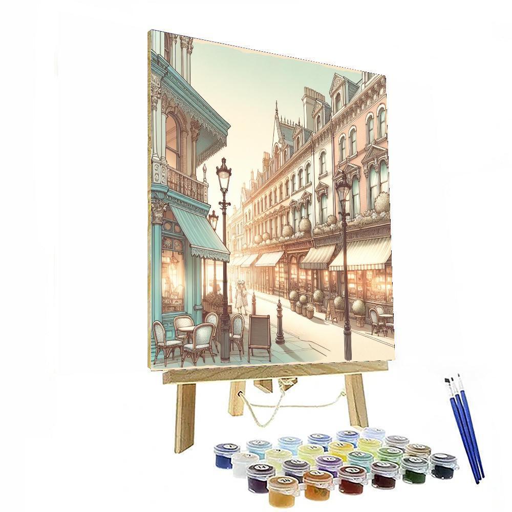 Historical Victorian Street Numbered Painting Kits
