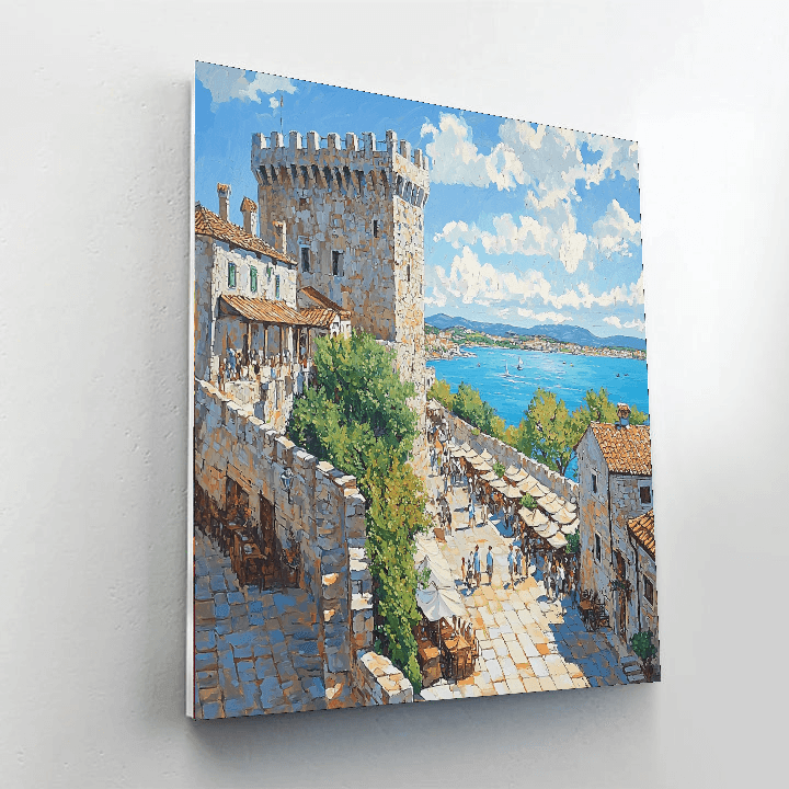 Old Town Of Dubrovnik - Croatia DIY Paint By Numbers
