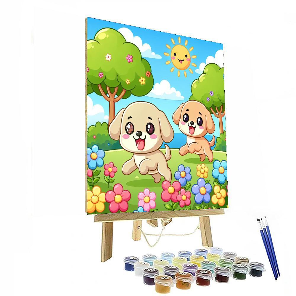 Puppy Pals Paint By Numbers