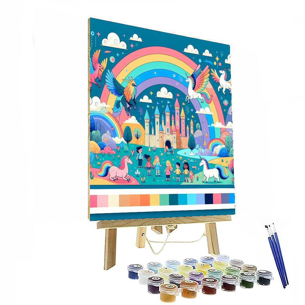 Enchanted Kingdom Exploration Numbered Painting Kits