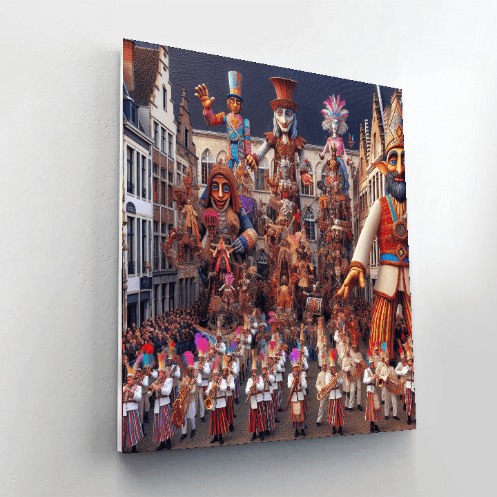 Festival Of Giants - Douai Number Painting