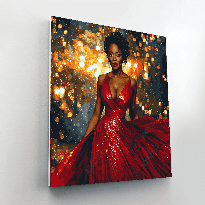 Viola Davis: Champion Of Unyielding Strength Painting Number Kit