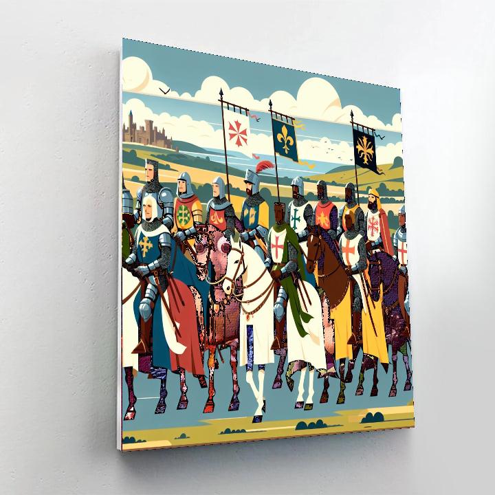 Knights Of The Kingdom DIY Paint By Numbers