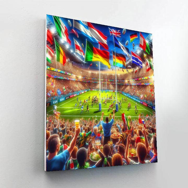 Rugby World Cup - Various Locations Worldwide Paint By Numbers Kits