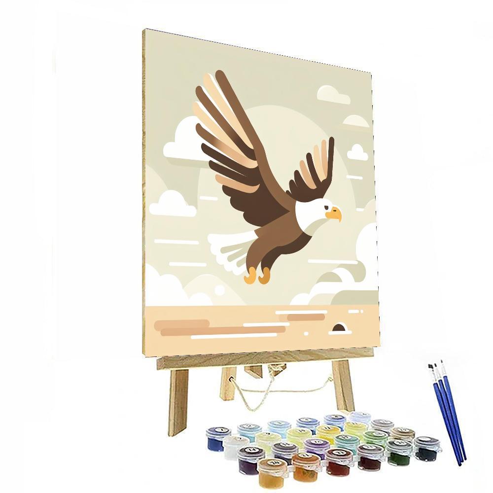 Eagle's Majestic Soar Paint By Numbers Kits
