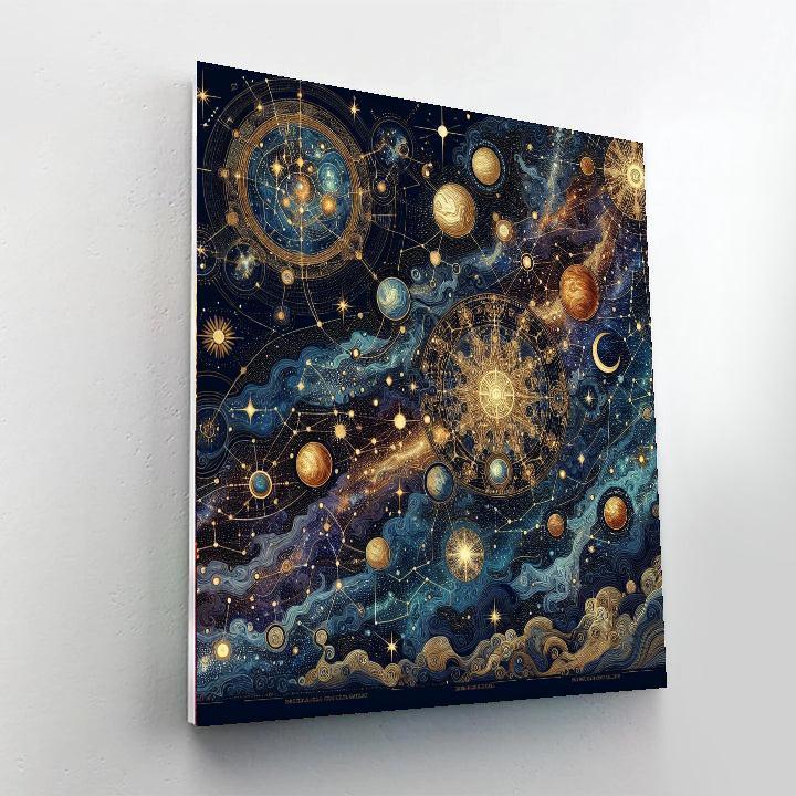 Celestial Map Of Wonders Painting By Numbers Kit