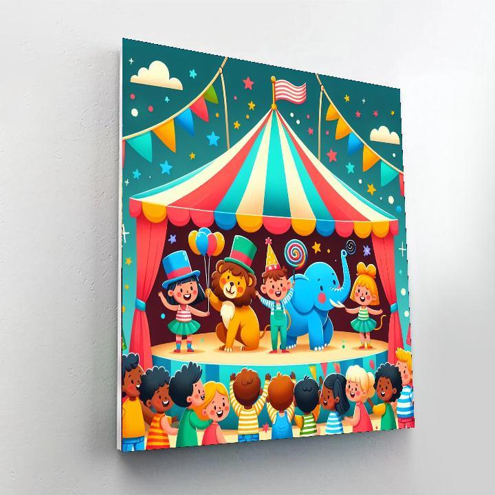 Cuddly Creature Circus Paint By Numbers Kits