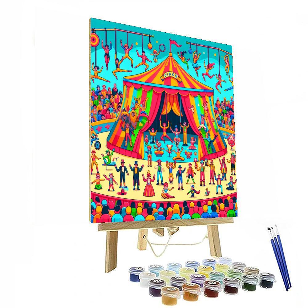 Circus Dreams Gala Painting By Numbers Kit