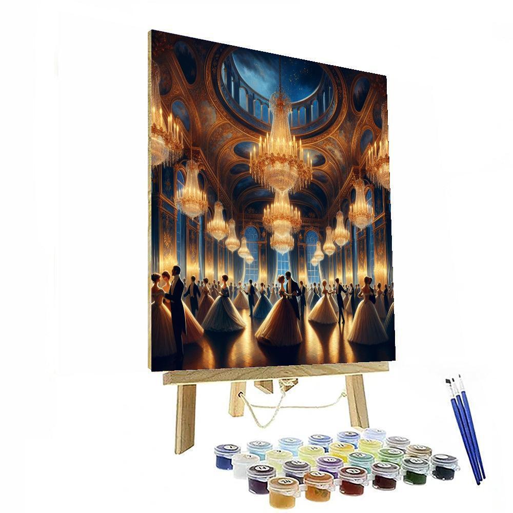 Belle's Enchanted Evening Painting Number Kit