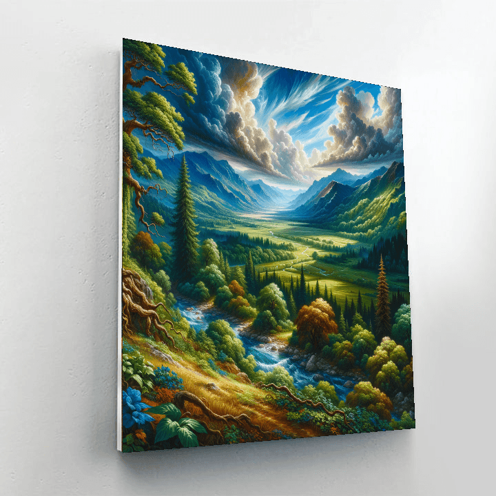 Majestic Landscapes Numbered Painting Kits