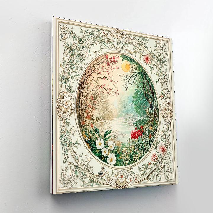 Alphonse Mucha Inspired Symphony Of Seasons  Paint By Numbers