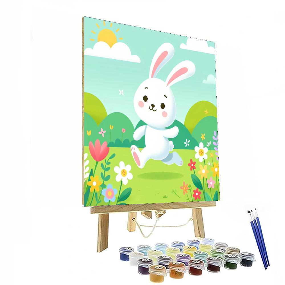 Playful Rabbit Paint By Number