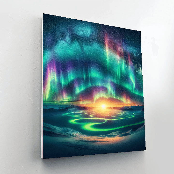 Northern Lights Magic Paint By Number