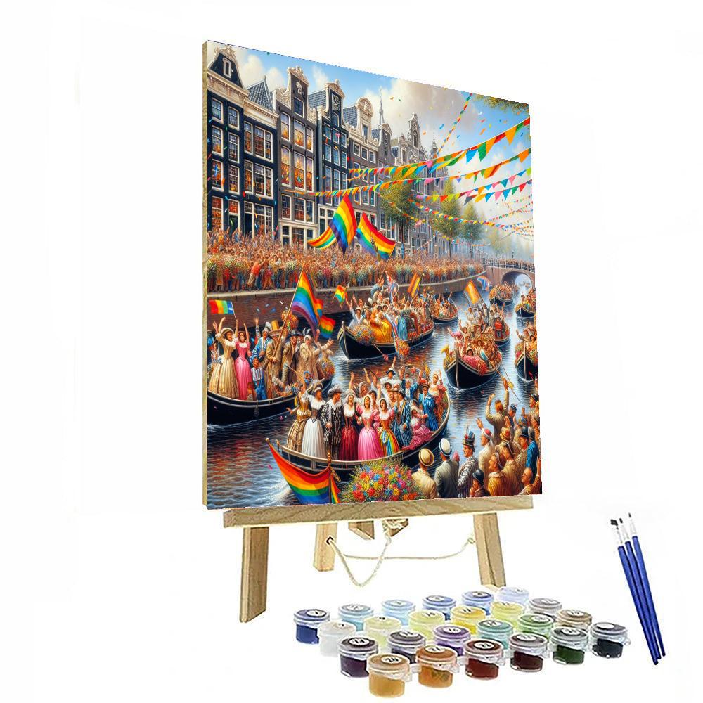 Pride Amsterdam - Amsterdam, Netherlands Paint By Color