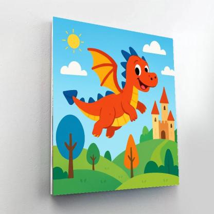 Dreamy Dragonland Quest Paint By Color