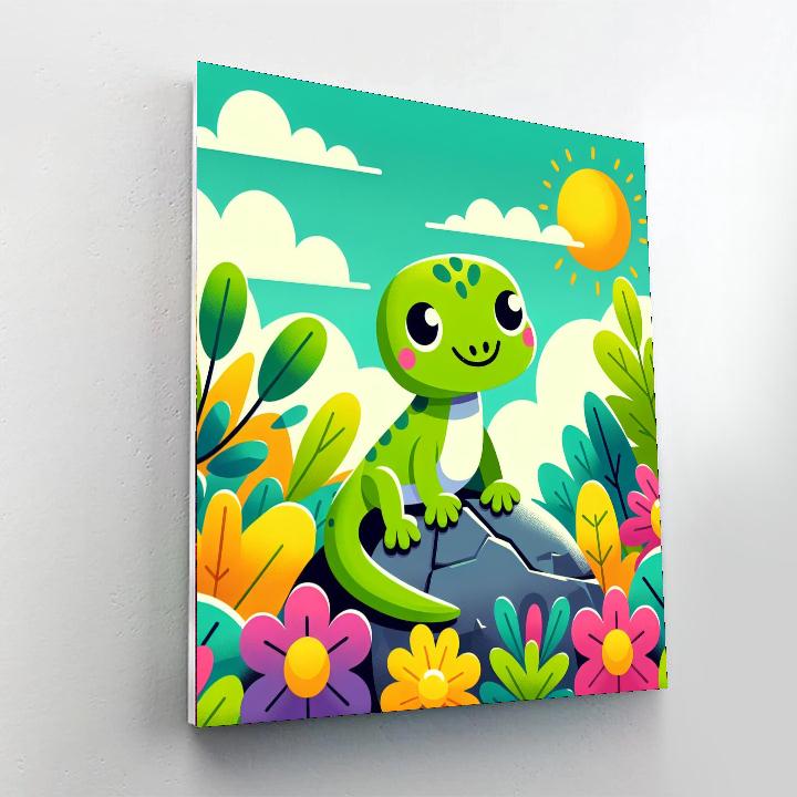 Giggles The Gecko Numbered Painting Kits