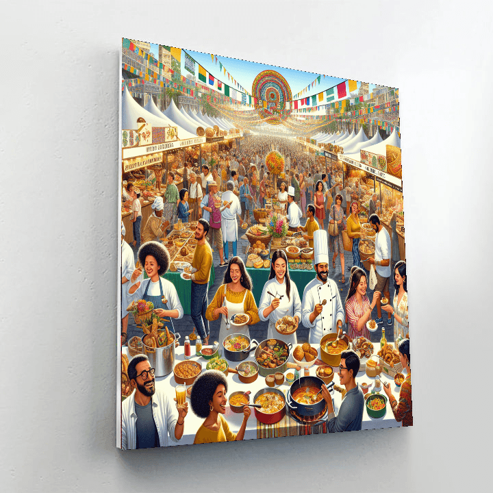 Salone Del Gusto - Italy Number Painting