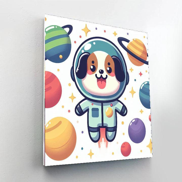 Animal Space Voyage Paint By Color
