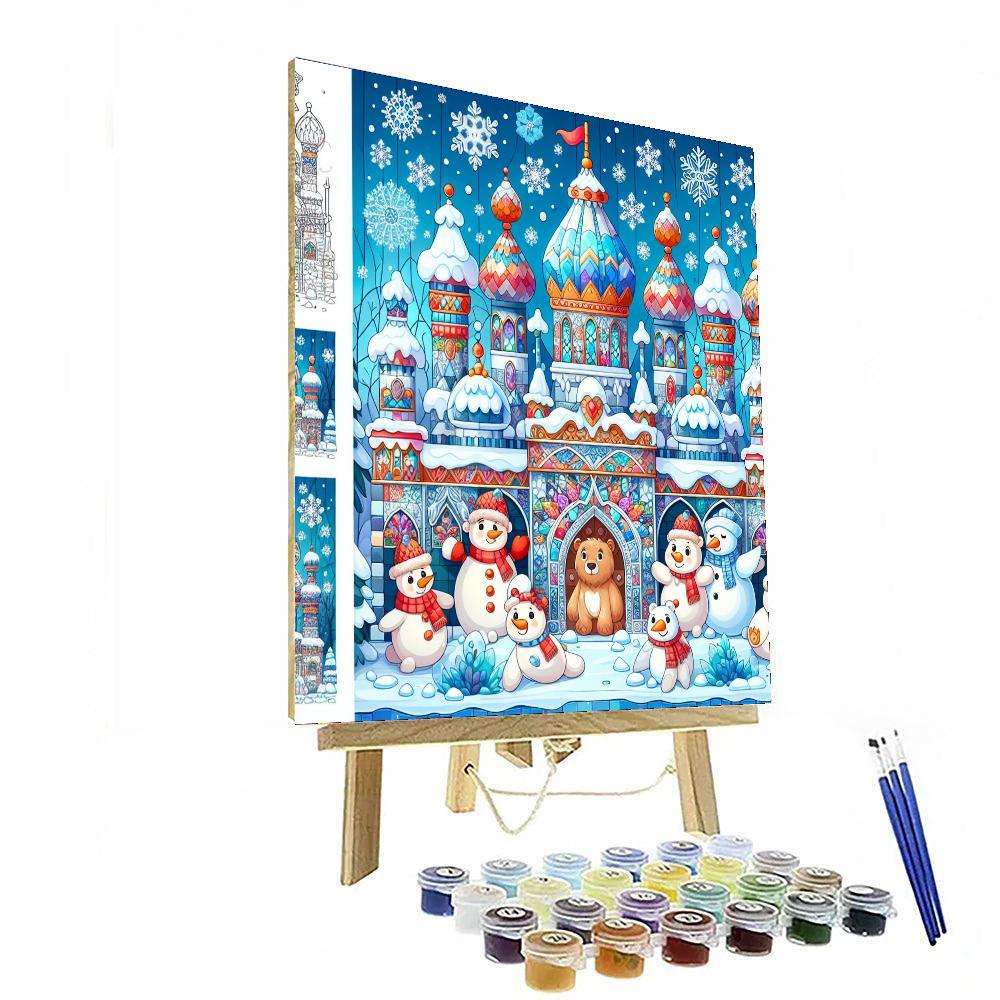 Mystical Ice Palace Numbered Painting Kits