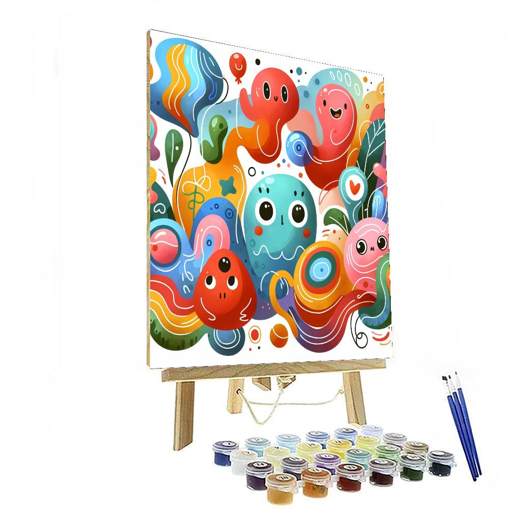 Wonderland Watercolor Wishes Numbered Painting Kits