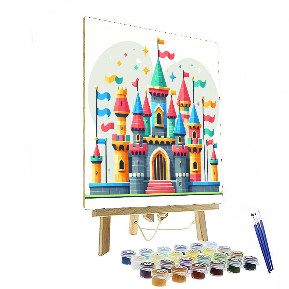 Majestic Castle Number Painting