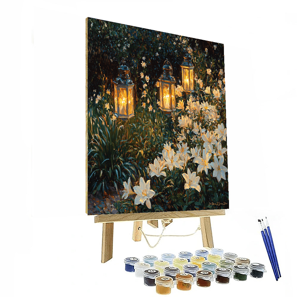 John Singer Sargent Inspired Sargent's Enchanted Evening  Paint By Numbers Art