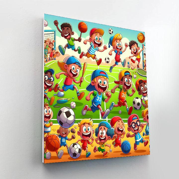 Silly Sports Paint By Numbers Kits