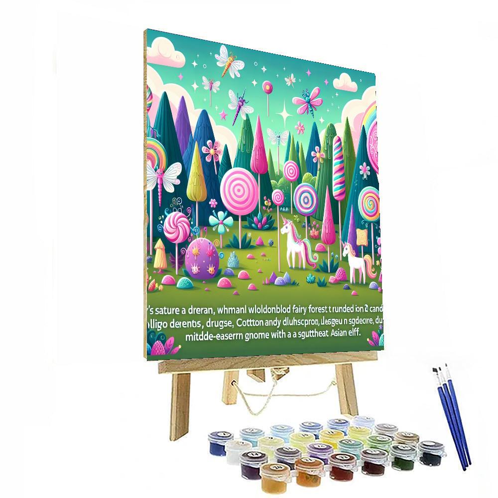 Sweet Fairy Forest Number Painting