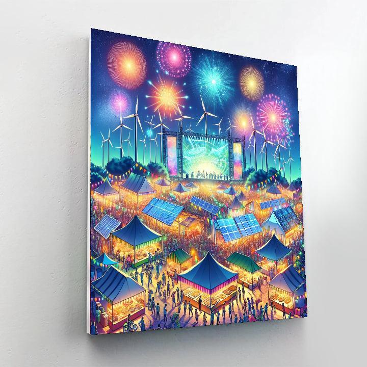 Kansai Electric Power Festival - Japan DIY Paint By Numbers