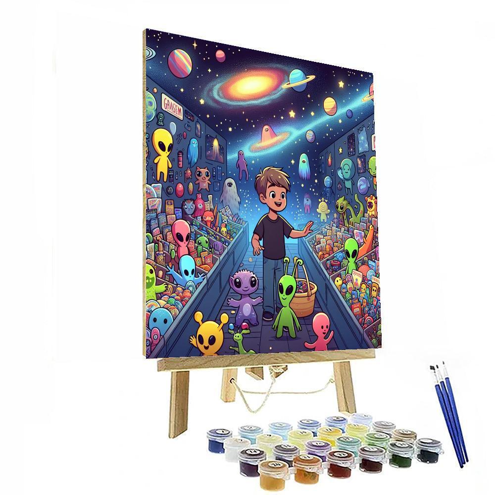 Galactic Trading Post Paint By Numbers Kits