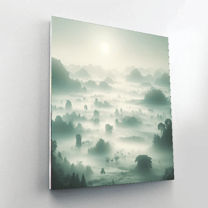 Gentle Morning Mist Paint By Number