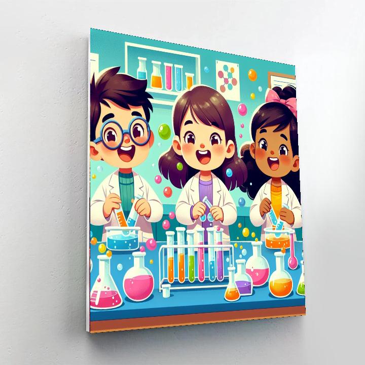 The Amazing Science Lab Number Painting