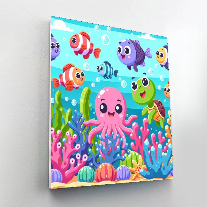 Sea Life Adventure Paint By Numbers Kits