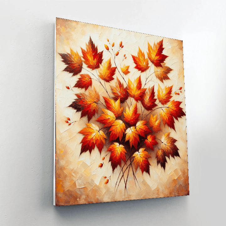 Artful Autumn Leaves Paint By Color
